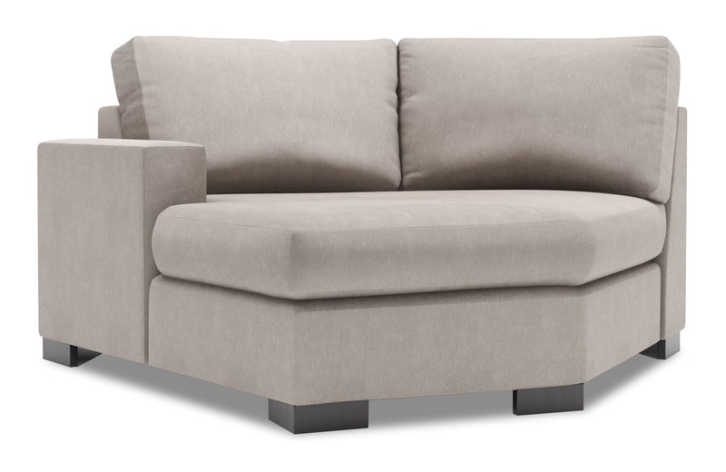 Sofa Lab Track LAF Cuddler - Pax Slate