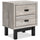 ["Zen Bedside 2-Drawer Nightstand with Built-in Charging Ports, 21.3##PACKAGEDETAILSquot;W x 25##PACKAGEDETAILSquot;H - Grey"]