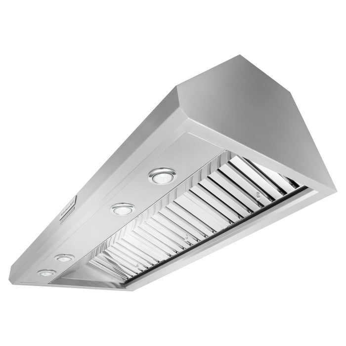 KitchenAid 48\" Commercial-Style Wall-Mount Canopy Range Hood - KVWC908KSS