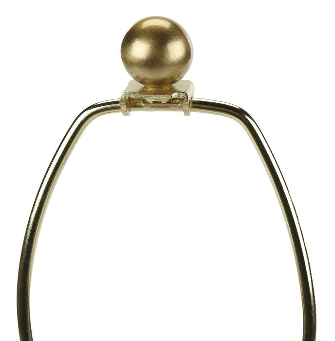 26\" Green and Gold Ceramic Table Lamp