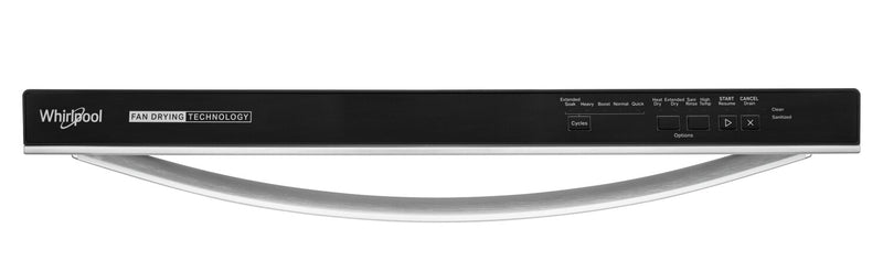 Whirlpool 24\" 51 dBA Built-In Top-Control Dishwasher with Third Rack - Fingerprint Resistant Stainless Steel - WDT730HAMZ