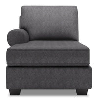 Sofa Lab Roll LAF Chaise - Luxury Charcoal 