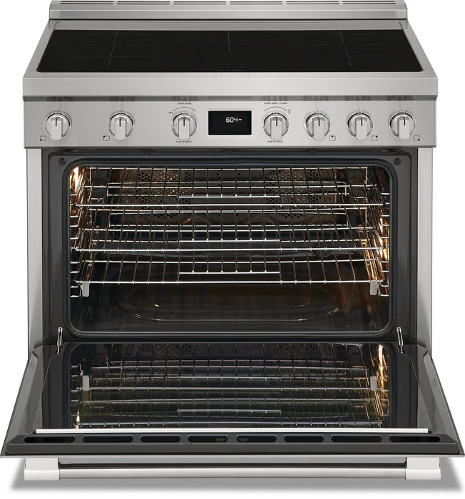 Frigidaire Professional 4.4 Cu. Ft. Induction Range With Dual Fan Convection and Easy-to-Clean Cooktop - Smudge-Proof® Stainless Steel - PCFI3670AF