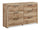 ["Derekson Bedroom 6-Drawer Dresser, 58.7##PACKAGEDETAILSquot;W x 36.4##PACKAGEDETAILSquot;H - Natural"]