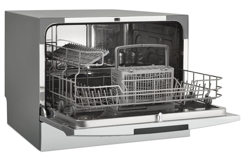 Danby 21.7\" 54 dBA  Front-Control Dishwasher - Silver - DDW631SDB