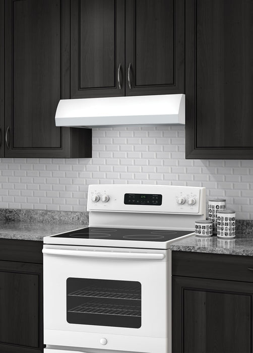Broan 30\" 4-Way Convertible Under-Cabinet Range Hood - BXT130WWC