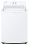 ["LG 4.8 Cu. Ft. Top-Load High-Efficiency Washer - White - WT6105CW"]