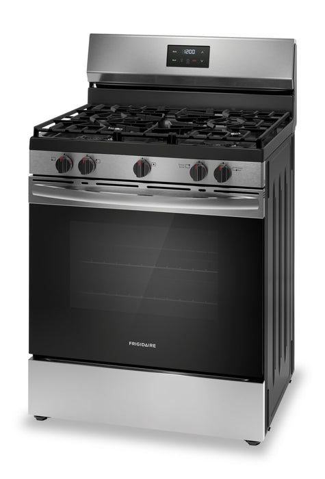Frigidaire 5.1 Cu. Ft. Gas Range With Quick Boil and Five Burner Cooktop - Stainless Steel - FCRG3052BS