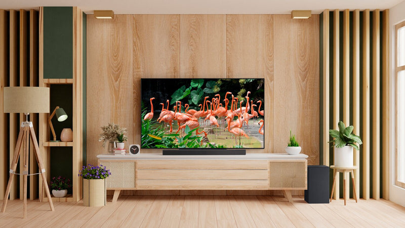 LG 3.1.3 CH Bluetooth Dolby Atmos Soundbar with Wireless Subwoofer (SC9S.DCANLLK)