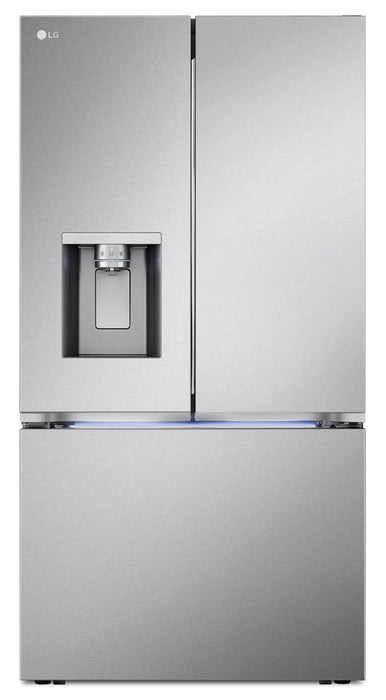 LG 36\" 31 Cu. Ft. French-Door Standard-Depth MAX™ Refrigerator - Smudge Proof Stainless Steel - LRYXS3106S