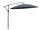 ["Shanghai Outdoor Patio Umbrella - 114##PACKAGEDETAILSquot; W x 75##PACKAGEDETAILSquot;H, Weather Resistant Aluminum & Fibreglass, Hand Crank - Charcoal"]