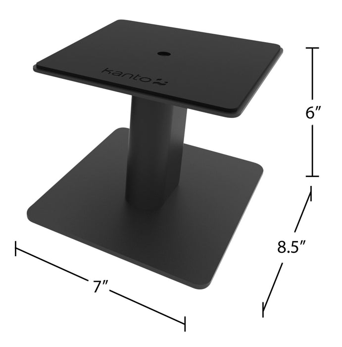 Kanto SP6HD 6\" Speaker Stands with Integrated Cable Management - Black