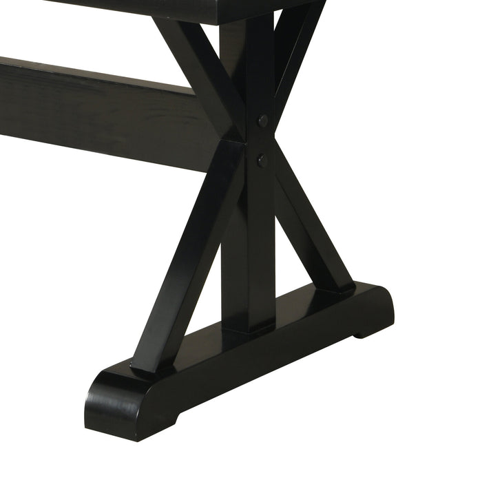 Verona Dining Table with Culture Marbled Top, Trestle Base, 70\"W - White