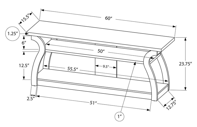 Monroe 60\" Modern TV Stand with Storage and Cable Management for TVs up to 65\"- White