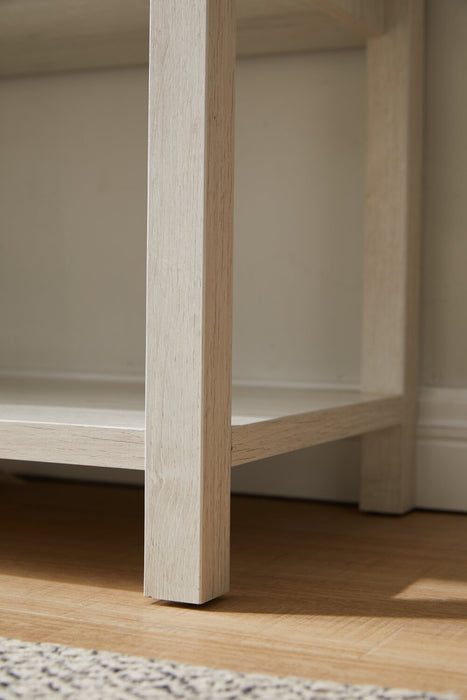 Corbin 47.25\" Accent Cabinet with Sliding Barn Doors - White Oak