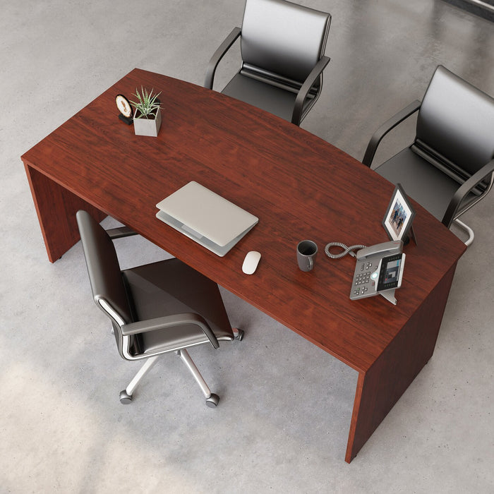 Affirm 71.10\" Commercial Grade Office Desk - Classic Cherry