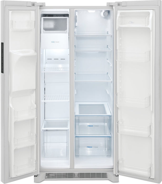Frigidaire 33\" 22.3 Cu. Ft. Standard-Depth Side-by-Side Refrigerator - White - FRSS2323AW