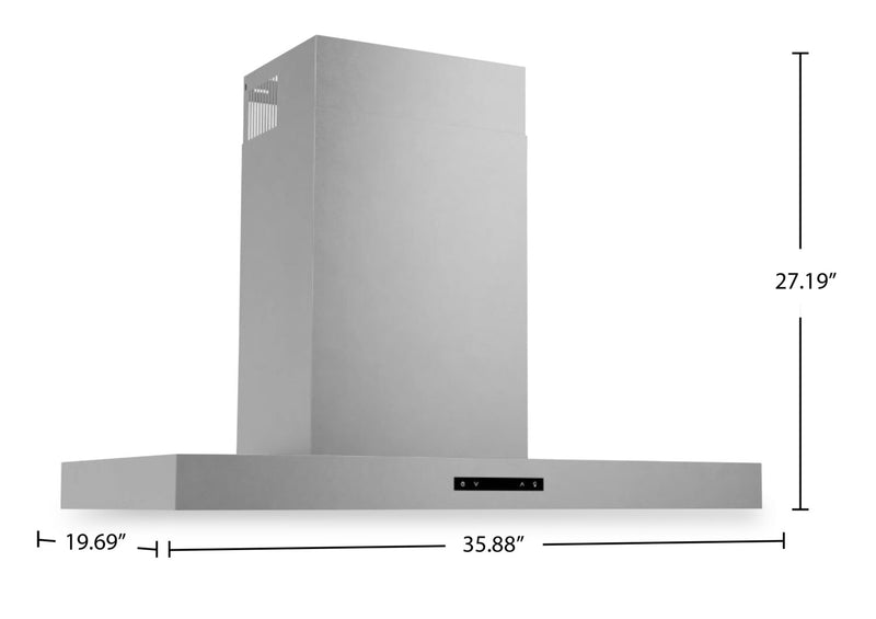 Thor Kitchen 36\" Wall-Mount T-Shape Range Hood - ARH36T