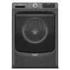 ["Maytag 5.2 Cu. Ft. Front-Load High-Efficiency Steam Washer - Volcano Black - Stackable - MHW5630MBK"]