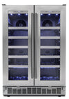 Silhouette Napa 23.9\" 4.7 Cu. Ft. French-Door Wine Cooler - Stainless - DWC047D1BSSPR