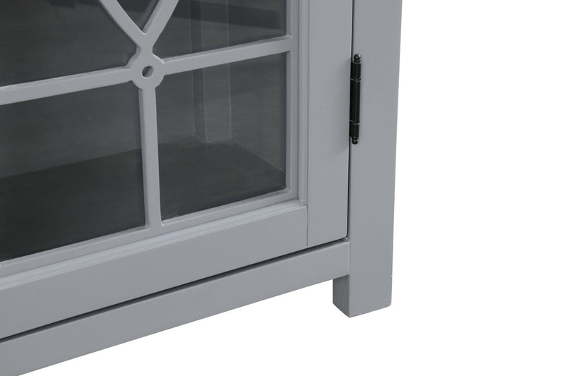Athena 36\" Curio Cabinet - Grey
