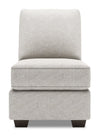 Sofa Lab Roll Armless Chair - Luxury Silver