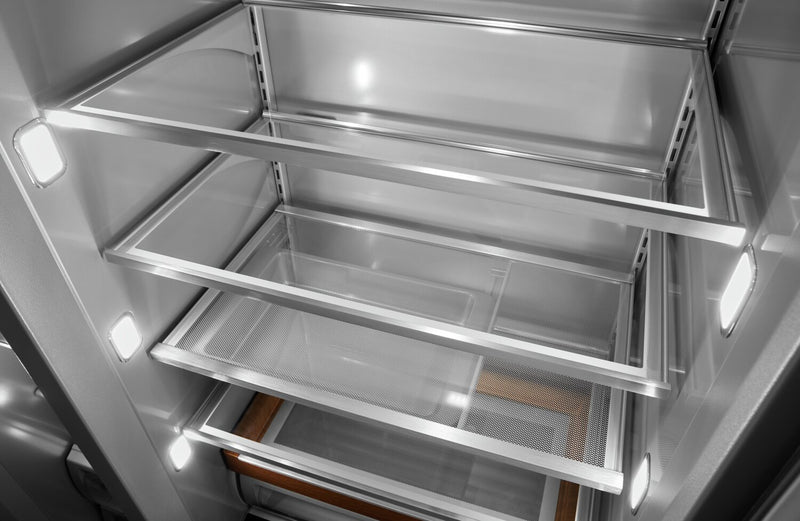 KitchenAid 48\" 30 Cu. Ft. Side-by-Side Refrigerator - Panel Ready - KBSN708MPA