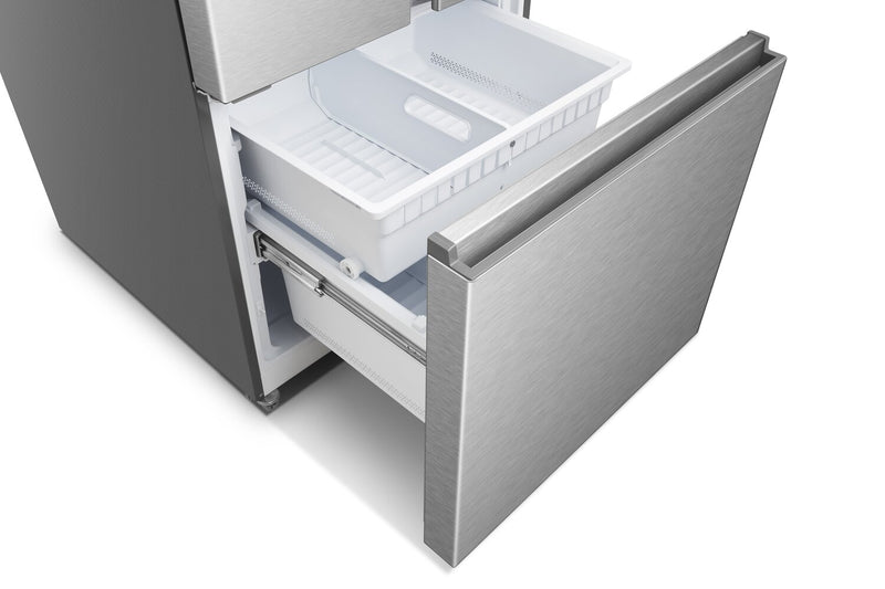 Hisense 29.9\" 20.8 Cu. Ft. French-Door Refrigerator - Stainless Steel - RF210N6ASE