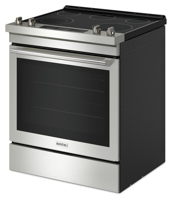 Maytag 6.4 Cu. Ft. Electric Range with Air Fry and AquaLift® - Fingerprint Resistant Stainless Steel - YMES8800PZ
