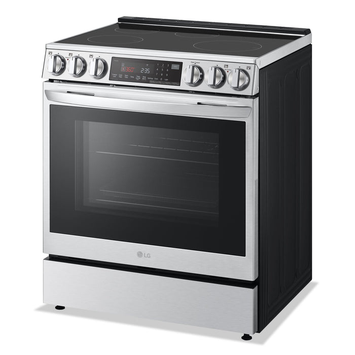 LG 6.3 Cu. Ft. Smart Induction Range with Instaview & Air Fry - Smudge Proof Stainless Steel - LSIL6336F