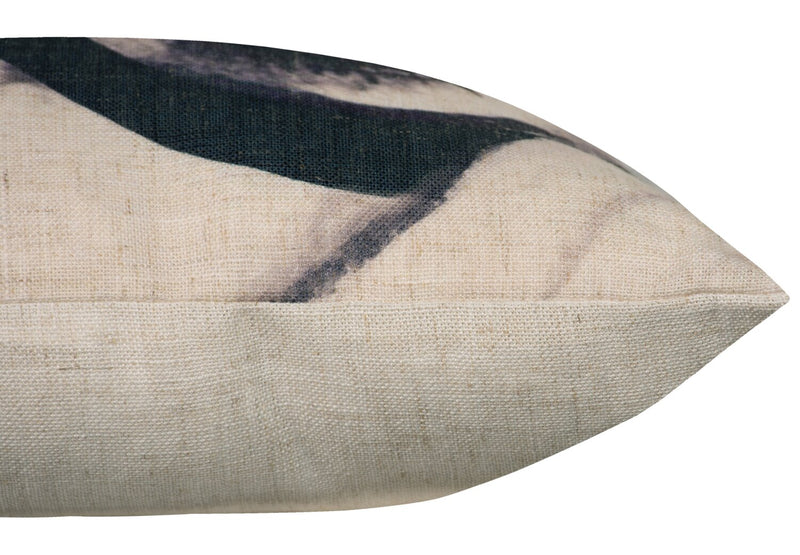 Portrait Accent Pillow - Beige 