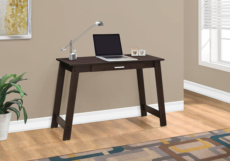 Kristina 42\" Office Desk with Drawer - Espresso