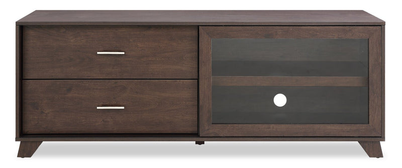 Jacob 60\" Modern TV Stand with Storage and Cable Management for TVs up to 65\"- Espresso