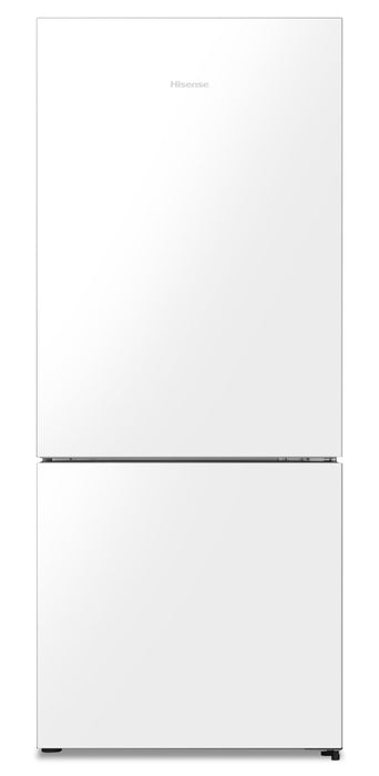 Hisense 27.7\" 14.7 Cu. Ft. Bottom-Mount Refrigerator - White - RB15A2CWE