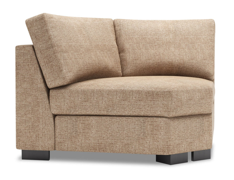 Sofa Lab Track Curved Wedge - Luxury Taupe