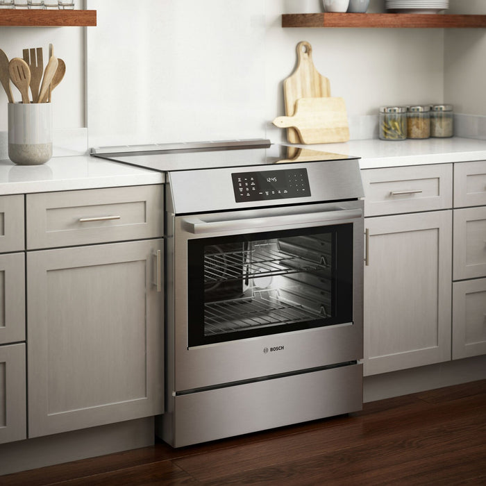 Bosch 4.6 Cu. Ft. 800 Series Electric Range with Induction Cooktop - HII8057C