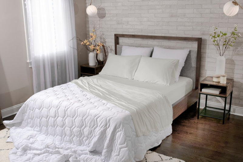 BEDGEAR Dri-Tec® 3-Piece Twin Sheet Set - Pearl Grey