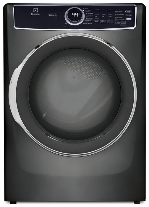 Electrolux 5.2 Cu. Ft. Front-Load Washer and 8 Cu. Ft. Electric Dryer - Titanium 