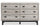 ["Zen Bedroom 6-Drawer Dresser, 62##PACKAGEDETAILSquot;W x 35.6##PACKAGEDETAILSquot;H - Grey"]