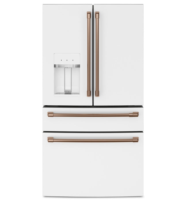 Café 4-Piece Brushed Copper Handle Kit for French-Door Refrigerator - CXQB4H4PNCU