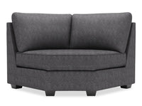 Sofa Lab Roll Curved Wedge - Luxury Charcoal 