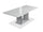 ["Raia Dining Table - Made in Italy, Pedestal Base, Modern, 71##PACKAGEDETAILSquot;W - White"]