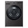 ["LG 5.8 Cu. Ft. Smart Front-Load High-Efficiency Steam Washer - Black Steel - Stackable - WM6700HBA"]