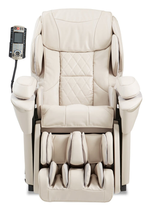Panasonic Real Pro ULTRA Prestige™ 35.4\" High-Quality Synthetic Leather Massage Recliner - Beige