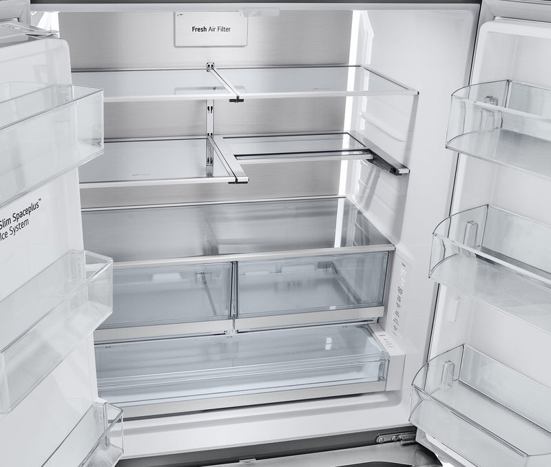 LG 36\" 31 Cu. Ft. French-Door Standard-Depth MAX™ Refrigerator - Smudge Proof Stainless Steel - LRYXS3106S