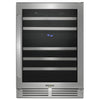 Whirlpool 24\" 5 Cu. Ft. Undercounter Wine Refrigerator - Stainless Steel - WUW55X24HS