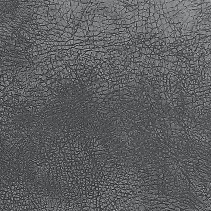 Kort & Co. Bay Counter-Height Stool with Swivel Seat, Vegan Leather Fabric, Metal - Charcoal