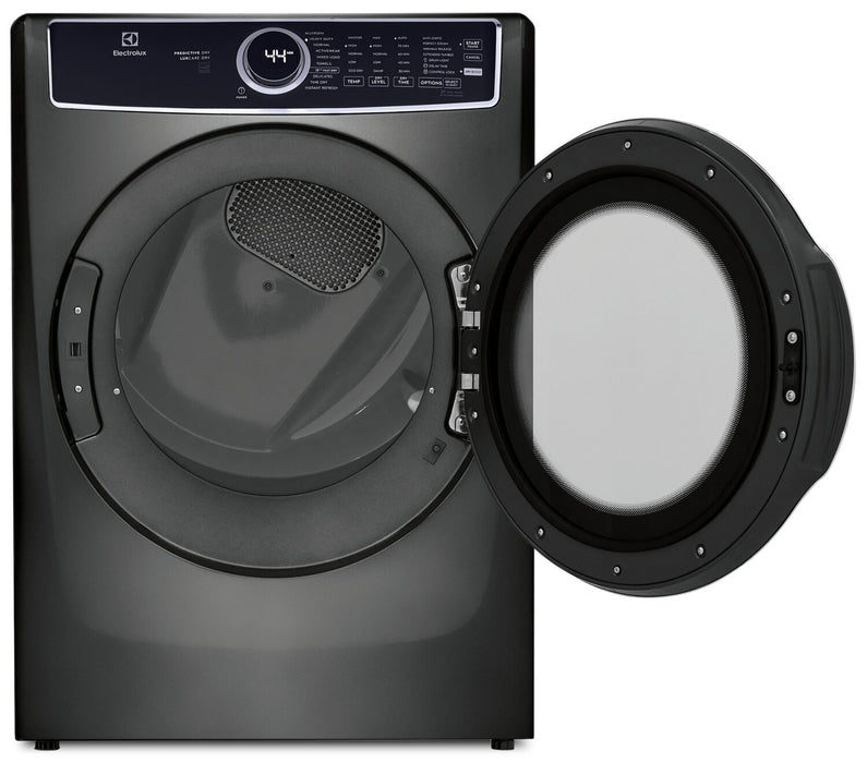 Electrolux 8 Cu. Ft. Gas Dryer with Steam - Titanium - Stackable - ELFG7537AT