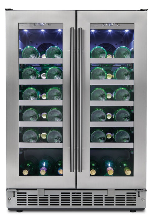 Silhouette Napa 23.9\" 4.7 Cu. Ft. French-Door Wine Cooler - Stainless - DWC047D1BSSPR
