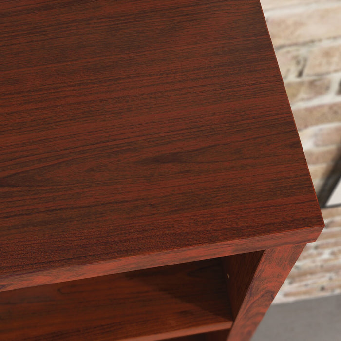 Affirm 34.80\" Commercial Grade 5-Shelf Bookcase - Classic Cherry